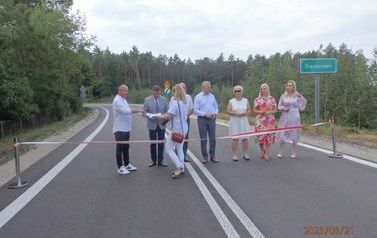21 sierpnia 2023r. - uroczyste oddanie do użytkowania odcinka drogi powiatowej 2615W w miejscowości Gąsiorowo 17