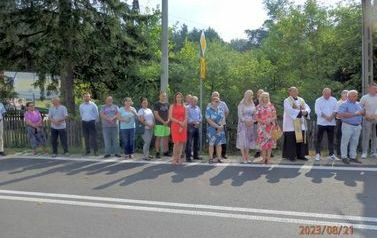 21 sierpnia 2023r. - uroczyste oddanie do użytkowania odcinka drogi powiatowej 2615W w miejscowości Gąsiorowo 27