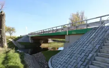 Uroczyste otwarcie mostu  w miejscowości Świerże &ndash; Kiełcze 1