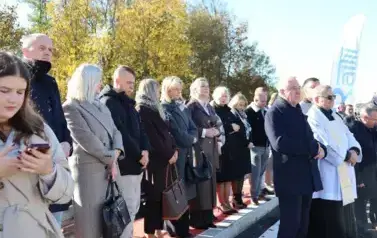 Uroczyste otwarcie mostu  w miejscowości Świerże &ndash; Kiełcze 16