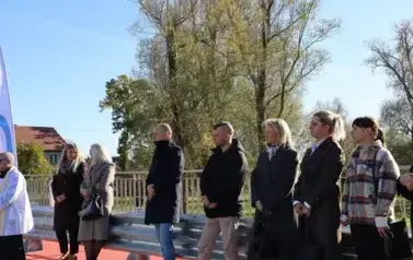 Uroczyste otwarcie mostu  w miejscowości Świerże &ndash; Kiełcze 17