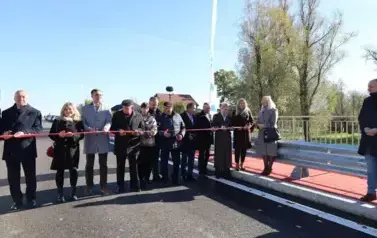 Uroczyste otwarcie mostu  w miejscowości Świerże &ndash; Kiełcze 27