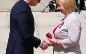 W&oacute;jt Urszula Wołosiewicz odznaczona Srebrnym Krzyżem Zasługi 3