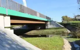 Uroczyste otwarcie mostu  w miejscowości Świerże &ndash; Kiełcze 6