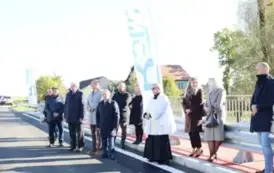 Uroczyste otwarcie mostu  w miejscowości Świerże &ndash; Kiełcze 13