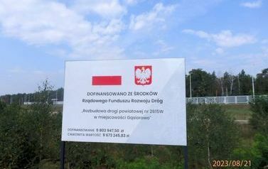 21 sierpnia 2023r. - uroczyste oddanie do użytkowania odcinka drogi powiatowej 2615W w miejscowości Gąsiorowo 36