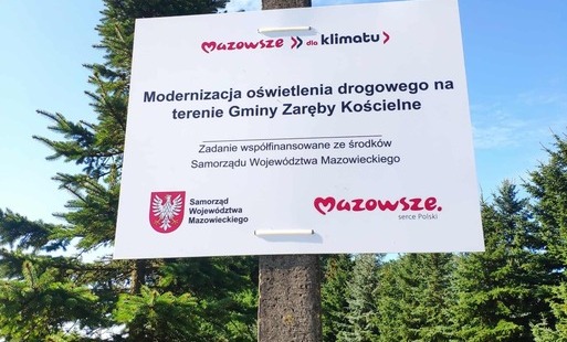 Nowoczesne oświetlenie w Gminie Zaręby Kościelne