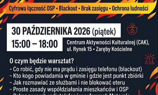 Warsztaty o współpracy mieszkańców ze służbami w sytuacjach kryzysowych