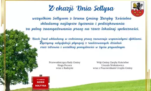 Zdjęcie do Życzenia z okazji Dnia Sołtysa!