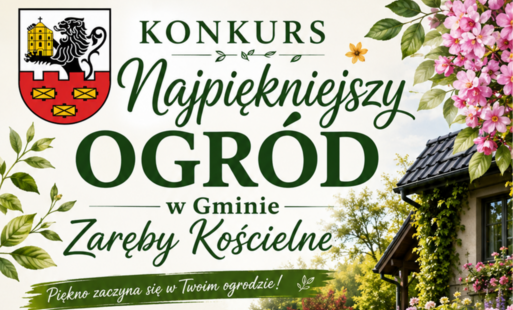 Konkurs „Najpiękniejszy ogród w Gminie Zaręby Kościelne”