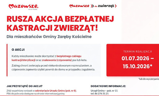 Zdjęcie do RUSZA AKCJA BEZPŁATNEJ KASTRACJI ZWIERZĄT!