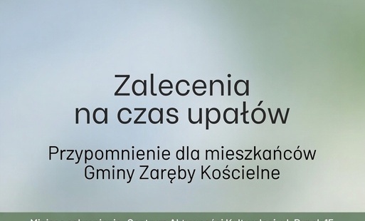 Zdjęcie do Fala upał&oacute;w &ndash; zalecenia